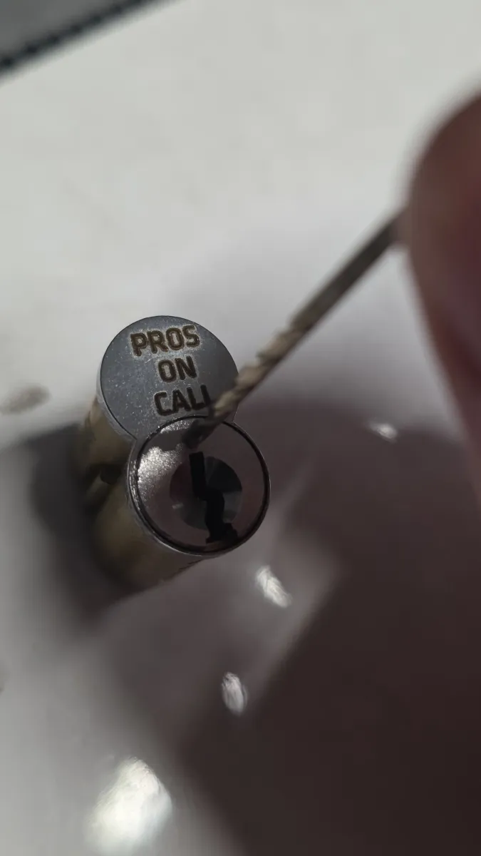 Pros On Call branded cylinder pick tool