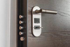 how to unlock a locked door knob without a key