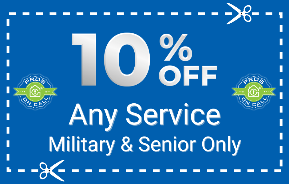 10% off Military & Senior Discount