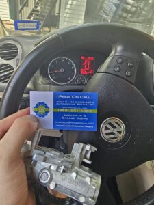 Calling card of our expert automotive locksmith in Bellaire TX.