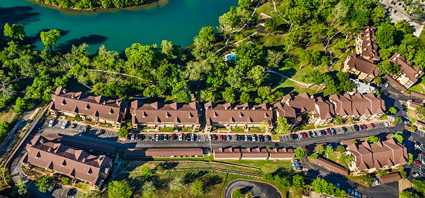 Housing apartment complexes on the Guadalupe Rive near New Braunfels, TX housing apartment complexes on the Guadalupe River near New Braunfels, TX